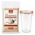 Bio Roggensauerteig 300 g im Weckglas – Sauerteigstarter zum Brotbacken