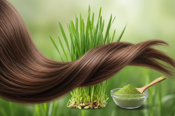 Schöne Haare mit Gerstengras?