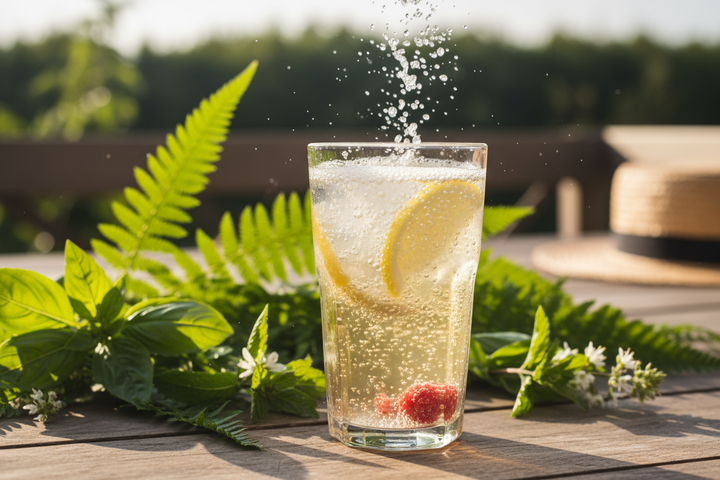 Wasserkefir selber machen mit Kristallen, Zitrone und Trockenfrüchten