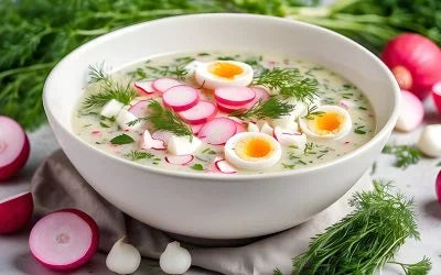 Russische Okroschka-Kaltschale