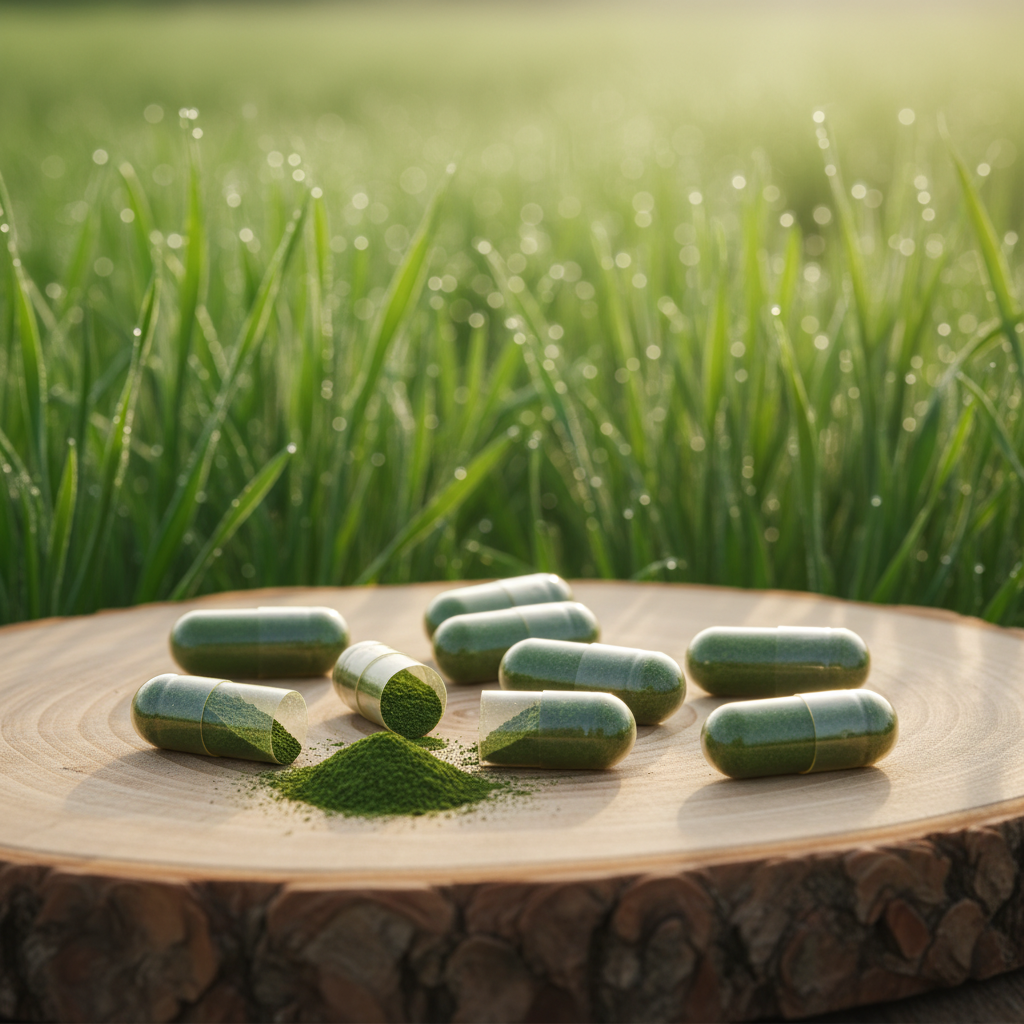Gerstengras Kapseln