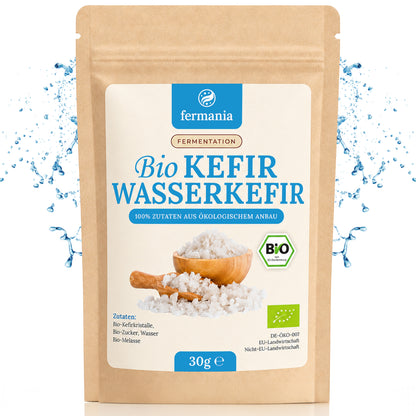 Bio Wasserkefir Kristalle - Japankristalle für sprudelnden Wasserkefir