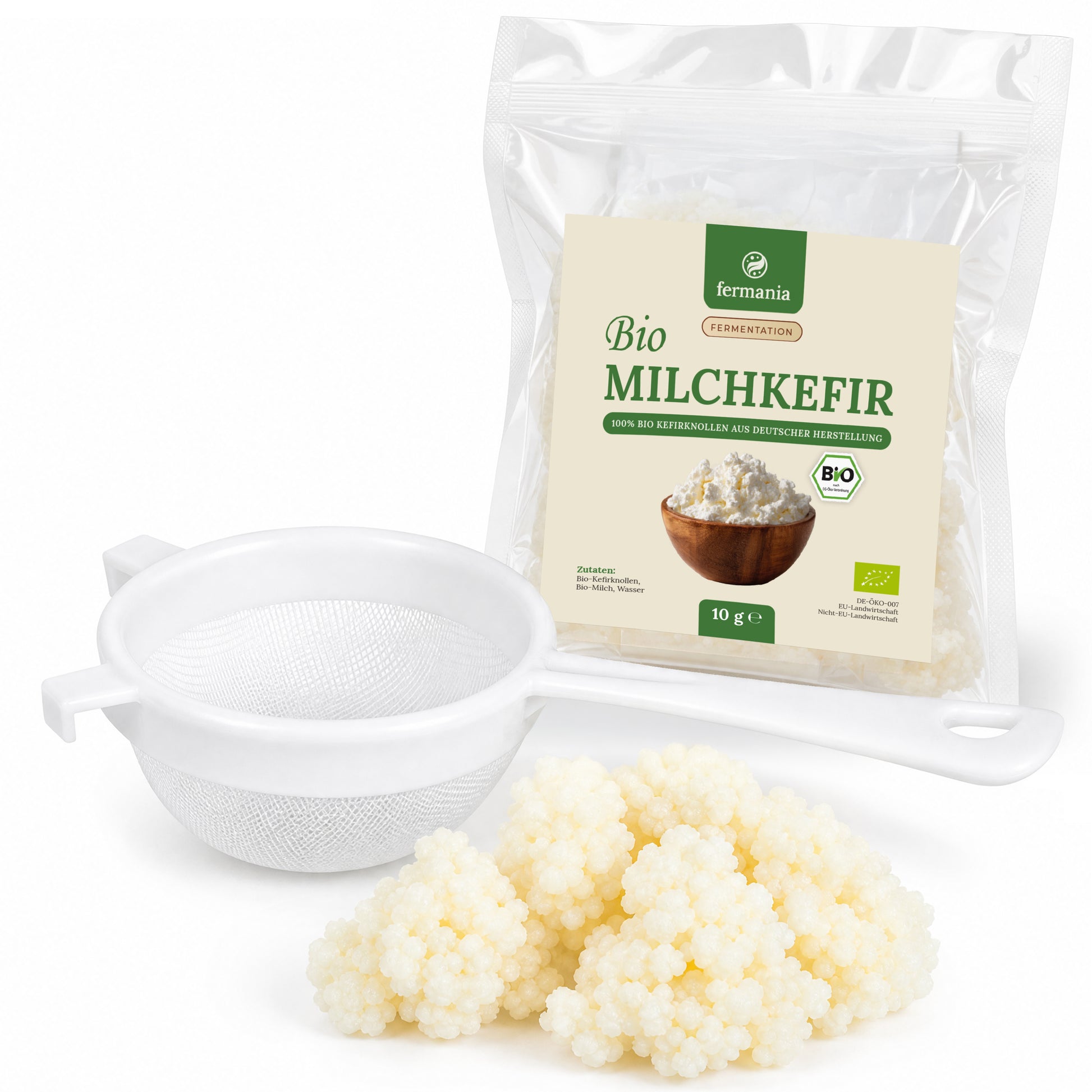 Bio Kefir-Knollen - Milchkefirknollen für leckeres Milchkefir-Getränk
