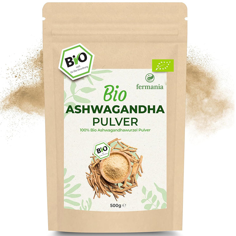 Ashwagandha Pulver | 500g Bio & Rohkost