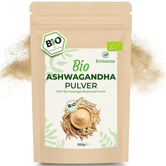 Ashwagandha Pulver | 500g Bio & Rohkost