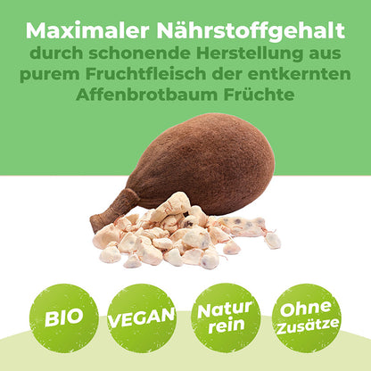Bio Baobab Pulver | 500g | dein täglicher Vitamin C Boost