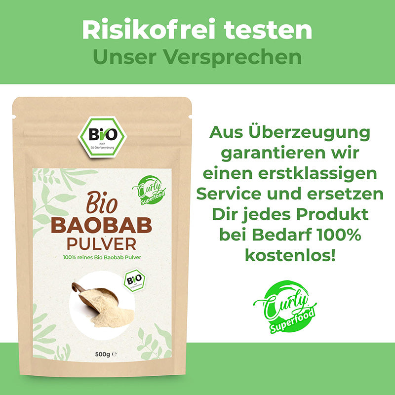 Bio Baobab Pulver | 500g | dein täglicher Vitamin C Boost
