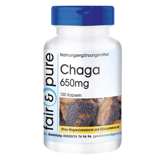 Chaga Softgel Kapseln | Vitalpilz aus Wildsammlung