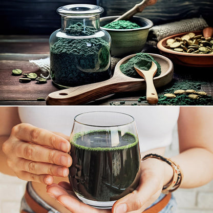 Bio Chlorella Pulver 500 g – Vegan, reich an Vitamin B12, perfekt für Smoothies