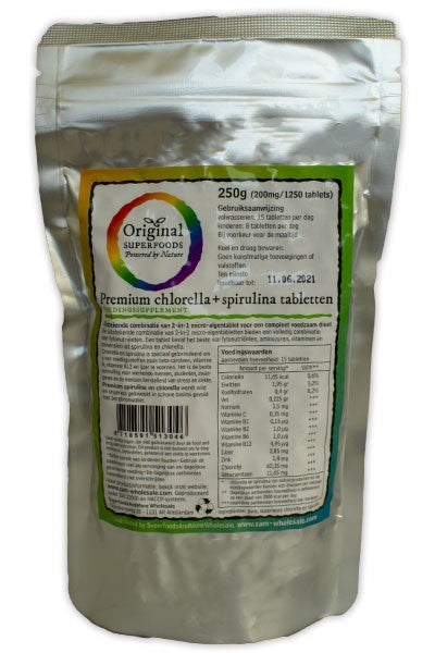 Bio Spirulina & Chlorella Presslinge