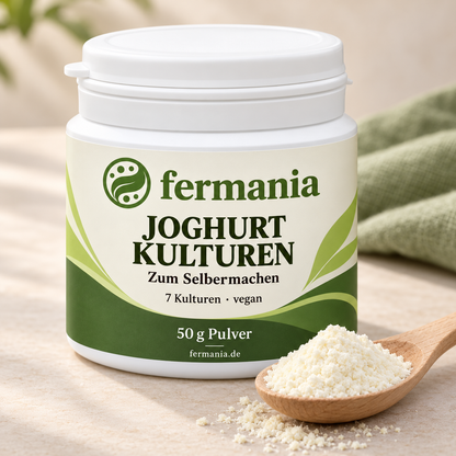 Fermania Bio-Joghurtkultur – 50 g, vegan, mit 7 Kulturen