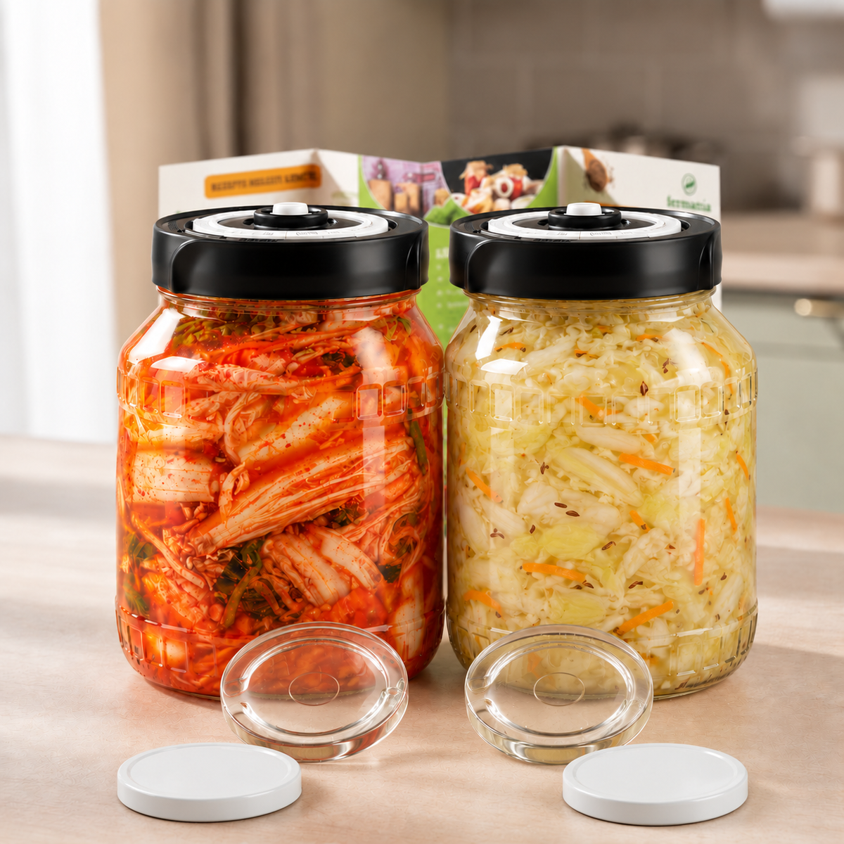 Gemüse Fermentations-Starterset Medium – Kimchi & Sauerkraut einfach selber machen
