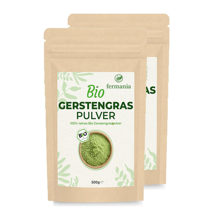 Bio Gerstengraspulver Sparvorrat