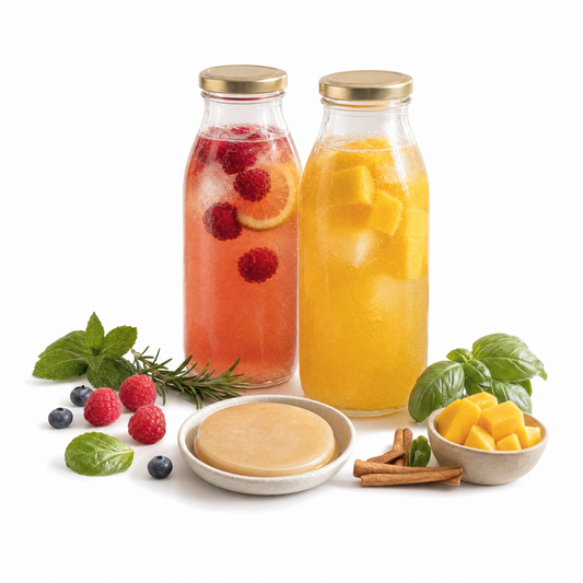 Kombucha Starter Set mit Kombucha Teepilz (SCOBY) + Zubehör – von Fermania