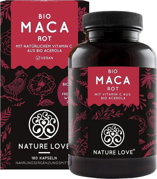 Bio Maca Kapseln | rotes Maca