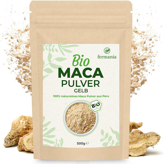 Bio Maca Pulver Gelb 500g