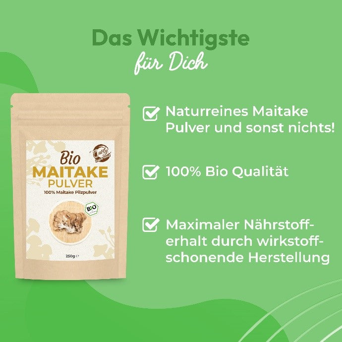 Bio Maitake Pulver 250g