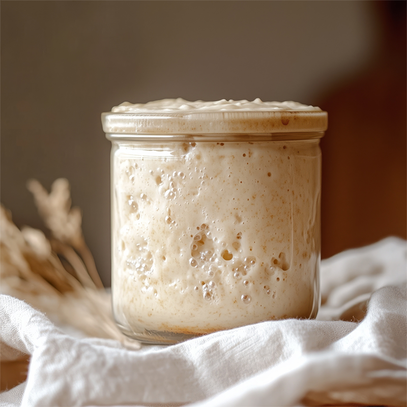 Bio Roggensauerteig 300 g im Weckglas – Sauerteigstarter zum Brotbacken
