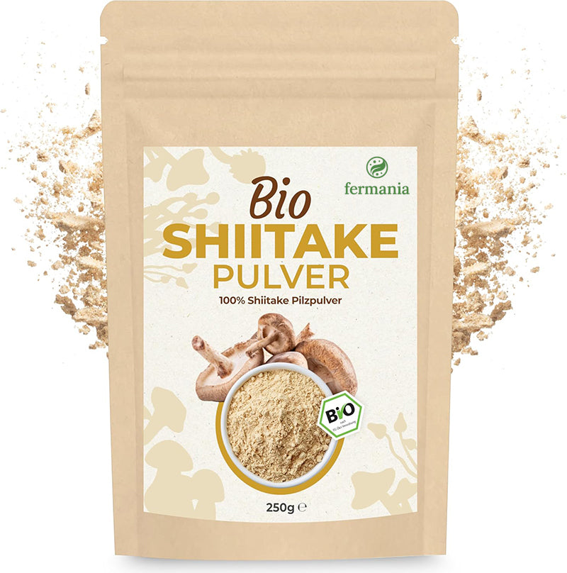 Bio Shiitake Pulver 250g – Premiumqualität für dein Wohlbefinden und deinen Genuss
