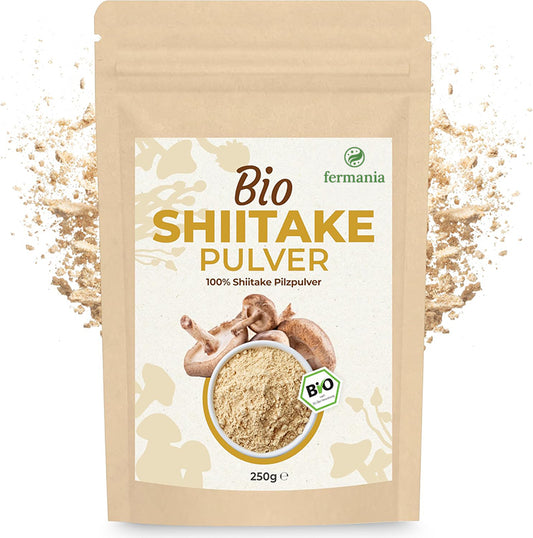 Bio Shiitake Pulver 250g – Premiumqualität für dein Wohlbefinden und deinen Genuss
