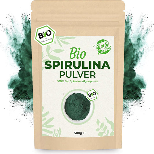 Bio Spirulina Pulver 500g – Vegan, ohne Zusätze & voller Nährstoffe