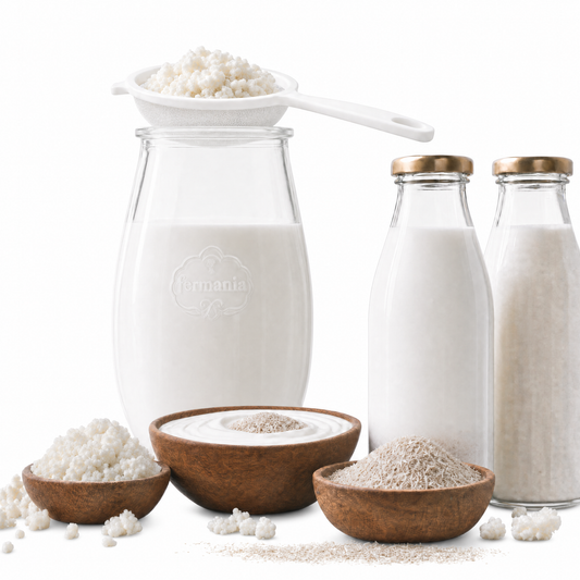 Milchkefir Medium Starter Set – Milchkefir selber machen mit Bio-Kefirknollen + Zubehör