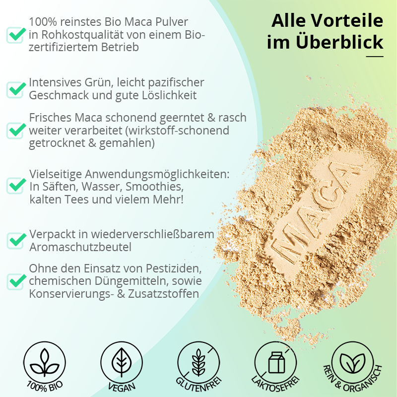 Rotes Maca Pulver aus Peru