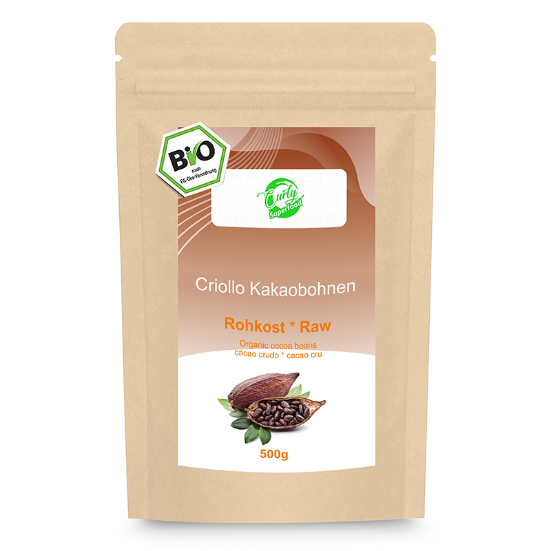 Rohe Kakaobohnen kaufen: Dein Bio Rohkost Genuss (500 g)
