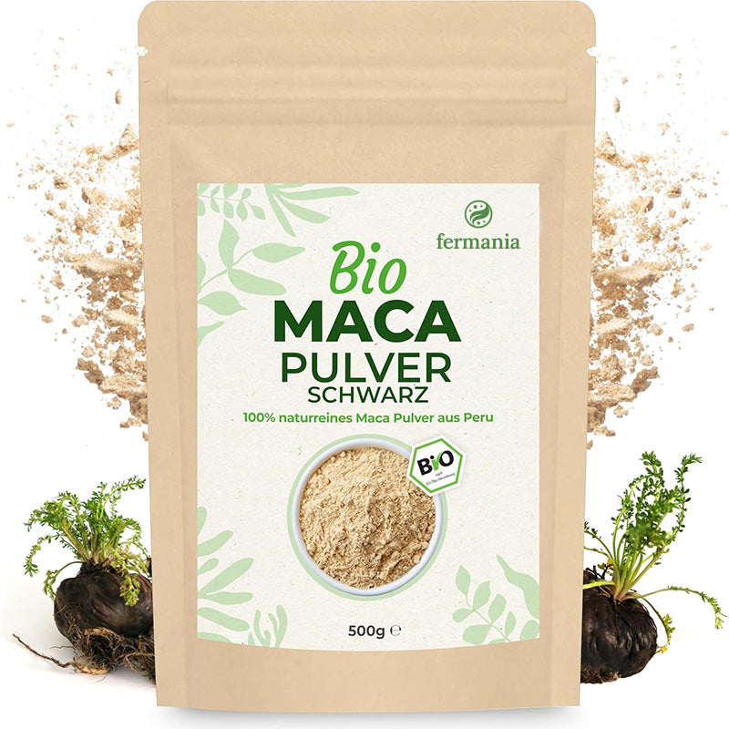 Bio Maca Pulver Schwarz