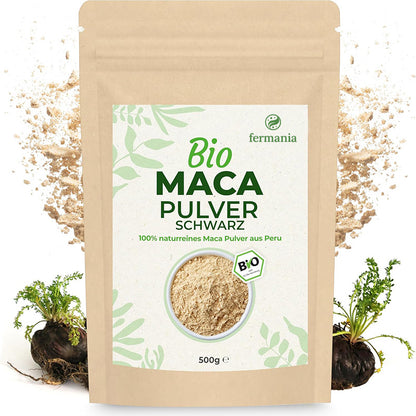 Bio Maca Pulver Schwarz
