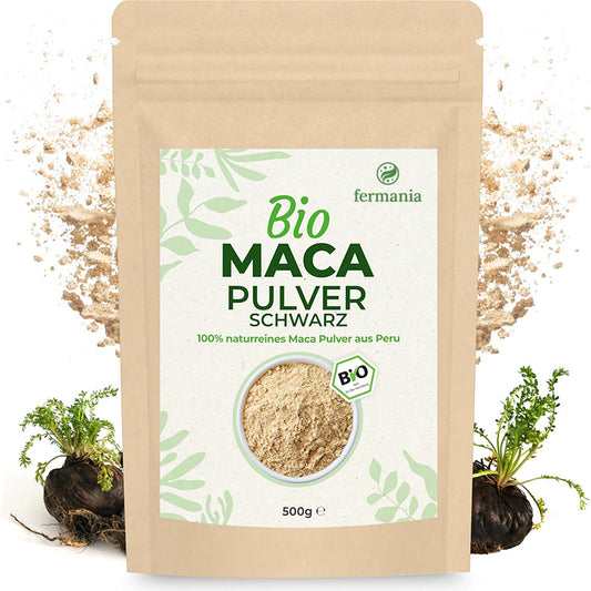 Bio Maca Pulver Schwarz